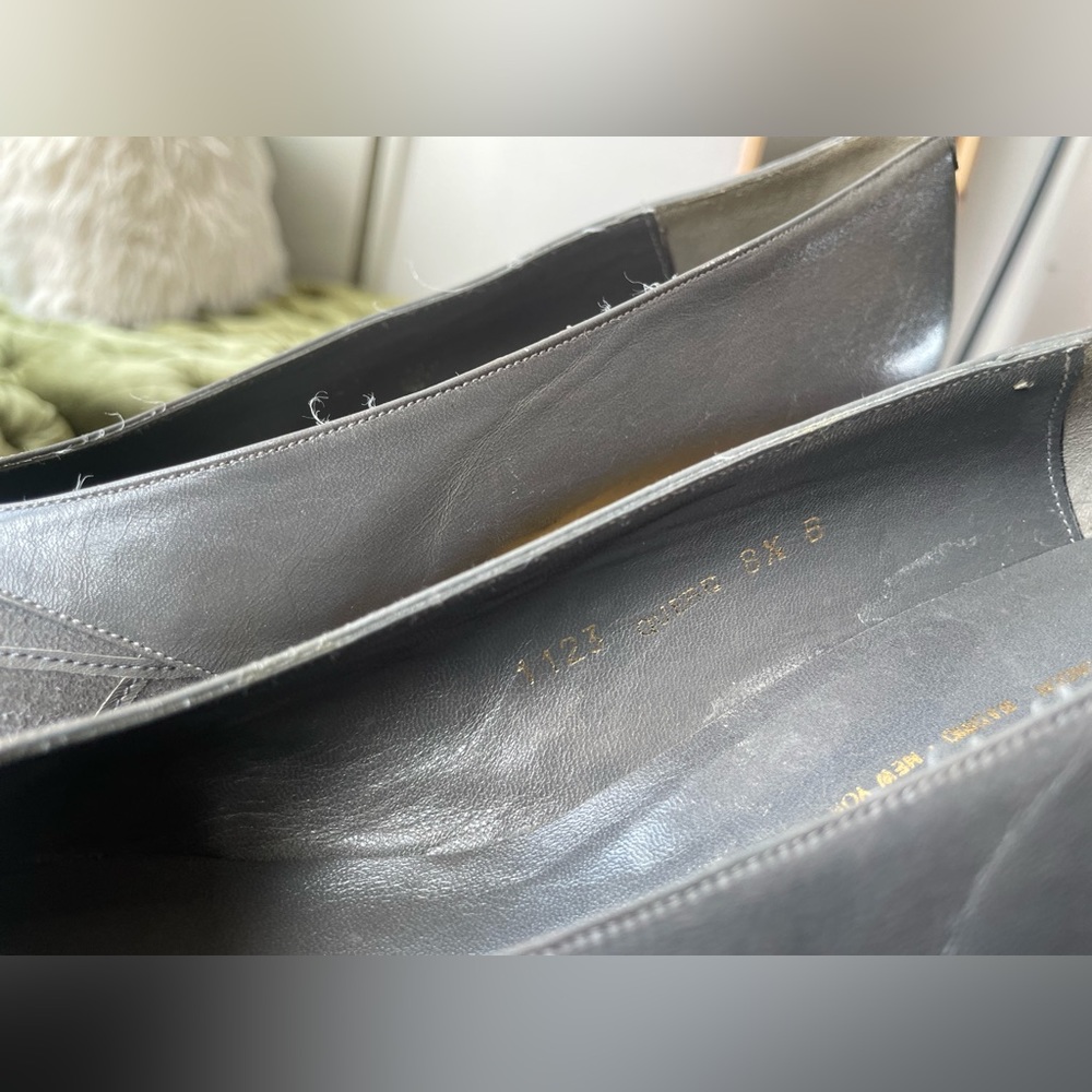 VINTAGE ROBERTINA HANDMADE LEATHER HEELS - Picture 10 of 13